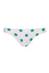 Guava Bottom / Green Polka - Ivory